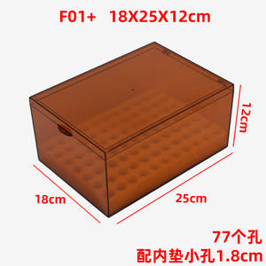 Chariot d'urgence médical anti-lumière avec boîte à injections et plateau à poudre, étuis de rangement pour pilules de premiers secours, résistant aux chutes - Product Image 2