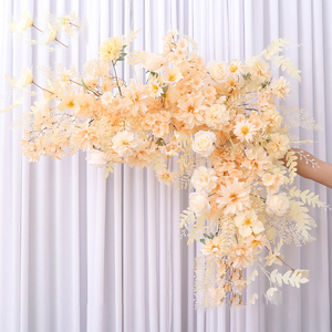 Blanc Artificielle Faux Glycine Vigne Rotin Suspendu Guirlande Fleurs En Soie Cordes pour La Maison Fête De Mariage Décor - Product Image 6