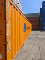 Vente directe usine Conteneur maritime à toit ouvrant souple de 20 pieds et 40 pieds, grande capacité de chargement par le haut, panneaux sandwich en acier, 32 m³, plancher en bois