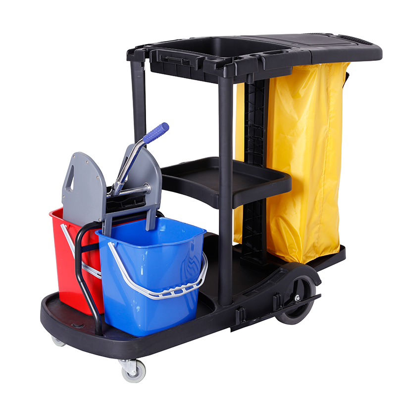 酒店家政女仆推车服务手推车清洁工手推车清洁亚麻医院手推车推车