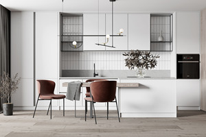 Gabinetes de Cocina de Madera Maciza de Alta Gama con Diseño Personalizado Gratuito, Fregadero de Lujo y Encimera de Mármol - Ecológicos y Resistentes al Agua - Product Image 5