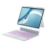 Étui clavier magnétique pour Huawei MatePad Pro 12,6 pouces (2021) avec protection à 360° °   Support rotatif pour stylo