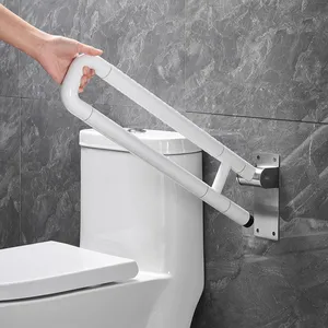 Rutsch feste weiße abs Kunststoff behinderte Toilette Handlauf Handicap Sicherheit Haltegriff Haltegriff für ältere Menschen