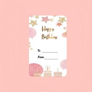 Biglietti d'invito per <span class=keywords><strong>compleanno</strong></span>, biglietti a forma <span class=keywords><strong>di</strong></span> torta, palloncino, fiore, biglietti per appuntamenti, inviti scritti a mano, forniture per feste a tema <span class=keywords><strong>compleanno</strong></span> per bambini - Product Image 4