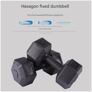 PINJIAN Ev Spor Salonu Serbest Ağırlık Fitness Altıgen Çimento Dambıl Güç Antrenmanı Egzersiz Serbest Ağırlıklar - Product Image 5