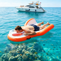 Bateau de pêche gonflable double SHUNYUAN, plateforme en PVC, filet, planche de plongée, capacité 100-500 kg, 10+ passagers, personnalisable