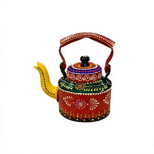 Latest Design Round Shape Serving Kettle In Aluminium Multi Color Coffee Serving Kettle For Best Selling - Product Image 1