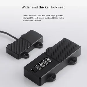 Cerradura de Seguridad Moderna con Contraseña de Tornillo ABS, Antiapertura de Ventanas, Cerradura Suave <span class=keywords><strong>para</strong></span> Ventanas <span class=keywords><strong>Corredizas</strong></span>, Protección <span class=keywords><strong>para</strong></span> Bebés, Puerta de Armario - Product Image 4
