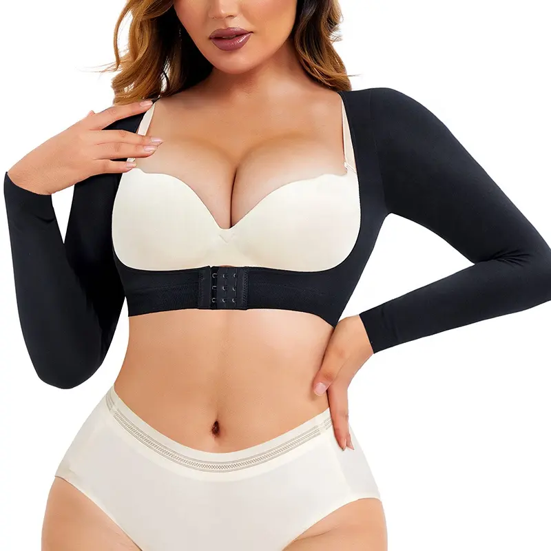 Compressione del braccio Shaper Post chirurgia maniche più sottili supporto per la schiena postura reggiseno braccia indumenti a compressione Lipo