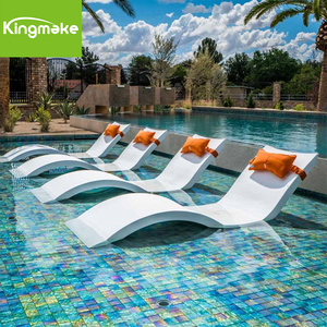 Venta caliente individual de plástico al aire libre Sun Bed Garden Outdoor Set Muebles Barato Pool Lounger - Product Image 2