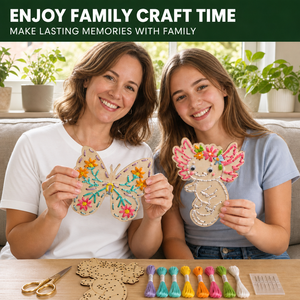 ชุดปักลายไม้สำหรับงาน DIY ชุดปักลายไม้สำหรับเด็กผู้หญิงอายุ 8-12 ปี ลายสัตว์ ของชำร่วยงานปาร์ตี้ - Product Image 6