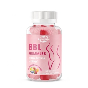 กัมมี่เสริมสะโพกและบั้นท้ายสำหรับผู้หญิง ยี่ห้อ OEM ผลิตภัณฑ์เพื่อเพิ่มความโค้งมนตามธรรมชาติ กัมมี่ BBL สำหรับขยายสะโพกและบั้นท้าย - Product Image 1