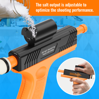 Pistolet à sel anti-insectes pour mouches, araignées, guêpes, souris, avec visée laser infrarouge intégrée, chasseur de mouches au sel, sans piles requises