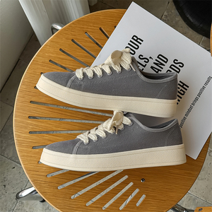 Chaussures de marche pour hommes, style nouveau, logo personnalisé, 39-44, noires, respirantes, doublure en mesh, confortables, semelle plate classique, toile, printemps-hiver - Product Image 6