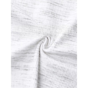 T-shirt Henley à manches courtes pour homme, style Old Money, texture faux slub, vintage, décontracté, streetwear, polyvalent - Product Image 3