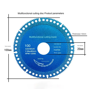 <span class=keywords><strong>Lame</strong></span> de scie diamantée multifonctionnelle brasée pour marbre, <span class=keywords><strong>carrelage</strong></span>, tuyau en <span class=keywords><strong>PVC</strong></span>, <span class=keywords><strong>carrelage</strong></span> en acier de couleur - Product Image 2