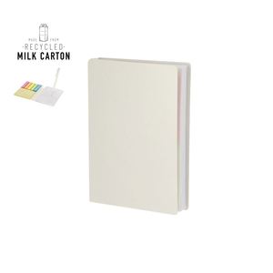 New Arrival Eco-Friendly Recycled Milk Carton Cover <b>Notepads</b> <b>Sticky</b> Notes and Eco Pen with Paper Material Promotional Product - Product Image 1