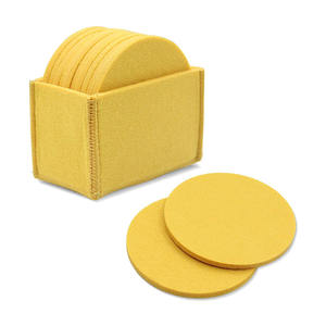 Posavasos para bebidas Posavasos de fieltro de 10cm para vasos Taza con soporte - Product Image 1