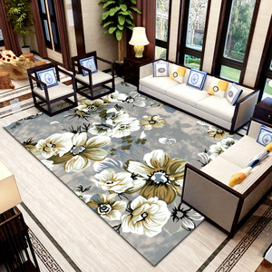 พรมปูพื้นบ้านสไตล์จีนโบราณ EiffelHome วัสดุเลียนแบบผ้าแคชเมียร์ ซักด้วยมือได้ ปรับแต่งได้ ใช้ปูใต้โซฟาและโต๊ะกาแฟ - Product Image 3