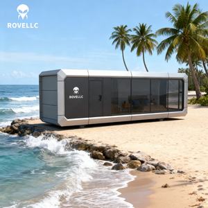 Casa Modulare in Acciaio a 2 Camere con Divano Letto Pieghevole, 4 Posti Letto Confortevoli in 38mq, Alimentata a Energia Solare ed Ecologica - Product Image 1