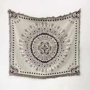 Couverture tissée 100% coton de haute qualité, <span class=keywords><strong>tapisserie</strong></span> gobelin avec motifs portraits et paysages - Product Image 5