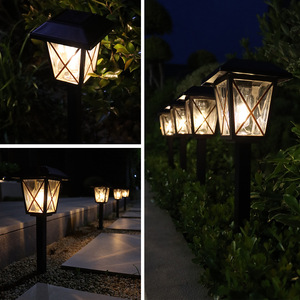 Luces solares LED para jardín, lámpara impermeable para exteriores, encendido y apagado automático para patio, camino, paisaje - Product Image 2