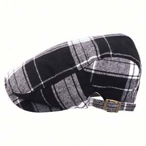 Gorras de Boina de Nuevo Estilo con Color Caramelo, para las Cuatro Estaciones, Unisex, de Algodón, Ajustables - Product Image 6