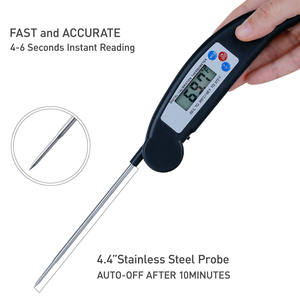 Termometer Daging Digital dengan Baja Tahan Karat, Pemindai Suhu 304 - Product Image 2