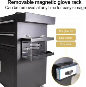 Station de travail d'assistance pour tatouage Hadiyah Beauty, chariot roulant, armoire de travail, chariot - Product Image 3