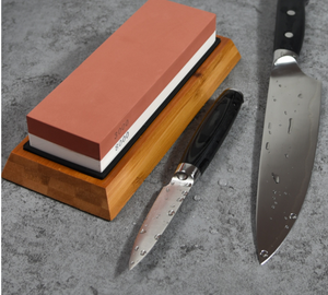 Aiguiseur de couteaux de Chef pierre à aiguiser à deux côtés pierre à aiguiser à <span class=keywords><strong>huile</strong></span> pierre à aiguiser - Product Image 3