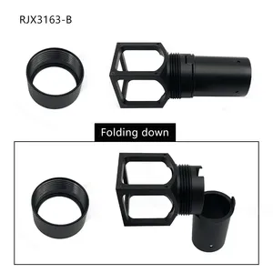 RJX 40mm Carbon Tube <b>Clamp</b> Connector Foldable Drone Arm Fitting <b>Quick</b> Release Buckle for Round Carbon Tube Fixation - Product Image 3