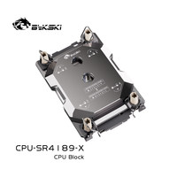 Bloc d'eau pour processeur Bykski CPU-SR4189-X Intel LGA4189 pour processeur de serveur et refroidissement liquide pour l'IA/le calcul en cloud, fabriqué en Chine