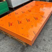 Plaque en polyéthylène orange, plastique technique, 1-200 mm, résistante à l'usure, autolubrifiante, service de découpe PE, dimensions personnalisables