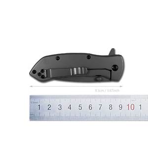 Con su diseño individual Mango negro G10 Cuchillo plegable EDC - Product Image 4