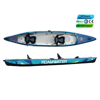 Top qualité PVC pliable point de chute bateau pêche canoë mer Kayak gonflable 2 personnes à vendre