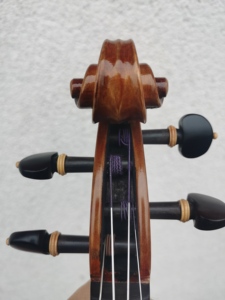 Juego de violín antiguo maestro profesional con estuche de arco de madera maciza de arce hecho a mano en China <span class=keywords><strong>Viola</strong></span> con cara de abeto de madera de Brasil - Product Image 6