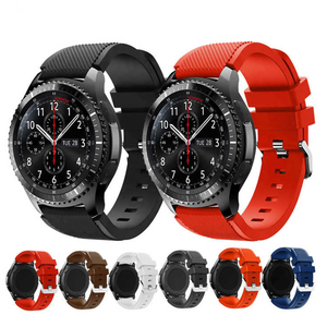Bandas de reloj deportivas de goma de silicona correa de reloj inteligente ajustable para Samsung Gear S3 20mm 22mm correas de reloj - Product Image 3