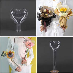 Creativo acrilico cuore Bobo Ball Bouquet confezione di fiori decorazione di natale festa della mamma regalo di <span class=keywords><strong>compleanno</strong></span> forniture <span class=keywords><strong>per</strong></span> feste - Product Image 2