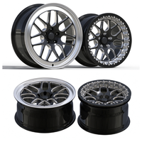 BORSU Maßgefertigte Aluminium-Legierung Geschmiedete Felgen 5x114.3 5x115 5x120 16 18 20 22 24 26 Zoll für Dodge Challenger Charger Hellcat Durango