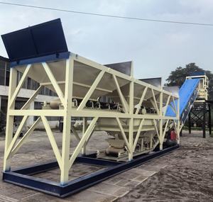 Planta Mezcladora de Concreto Prefabricada Original para la Industria de la Construcción, Incluye Motor, PLC y Rodamientos - Product Image 2