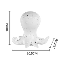 Nouvelle Lampe de Nuit en Porcelaine en Forme de Pieuvre, Décoration d'Intérieur Créative, Cadeau pour Enfants, Veilleuse LED de Chevet, Personnalisation Acceptée