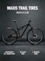 VTT tout suspendu TWITTER OVERLORD en carbone, 12 vitesses SRAM SX, axe Boost, VTT de descente