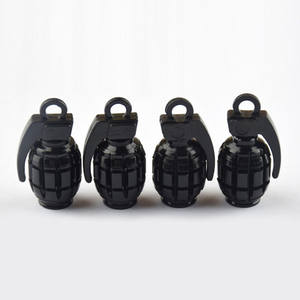 Grenade Tire Valve Stem Caps Aluminum Wheel <strong>Rim</strong> Tire Caps Tyre Valve Dust <strong>Cover</strong> Universal Fir Car Truck Motorcycle Bike - Product Image 5