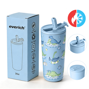 Everich Wholesale ODM Tasse à café isotherme en acier inoxydable à <span class=keywords><strong>double</strong></span> paroi de 24 oz avec couvercle anti-fuite, sans BPA, isolation sous vide, anti-fuite - Product Image 2