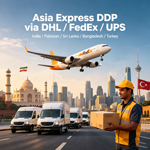 Spedizione Espressa Asia DDP Tramite DHL/FedEx/UPS, India/<span class=keywords><strong>Pakistan</strong></span>/<span class=keywords><strong>Sri</strong></span> <span class=keywords><strong>Lanka</strong></span>/Bangladesh/Turchia - Product Image 2