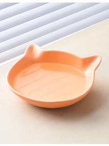 Doe Pet Wholesale Mangeoire pour animaux de compagnie personnalisée en céramique en forme de visage de chat, mignonne et sur mesure - Product Image 4