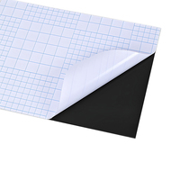 Feuille magnétique permanente en caoutchouc flexible de 0,3 mm à 1 mm, papier magnétique adhésif pour la maison, le bureau, l'école, l'industrie