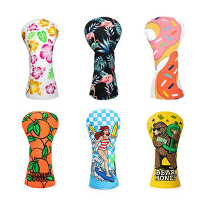 Hot Selling Custom <b>Golf</b> <b>Head</b> <b>Cover</b> Embroidery <b>Golf</b> <b>Club</b> Headcover with Logo Pu Leather <b>Golf</b> Driver <b>Head</b> <b>Covers</b> - Product Image 1