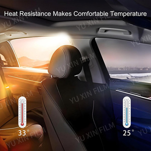 Yuxin 5% Vlt Chống Nhiệt Màu Đen UV Bảo Vệ Các Nhà Sản Xuất Cách Nhiệt Mặt Trời Ngăn Chặn 0.5*30M Xe Cửa Sổ Tint Phim Tint - Product Image 4