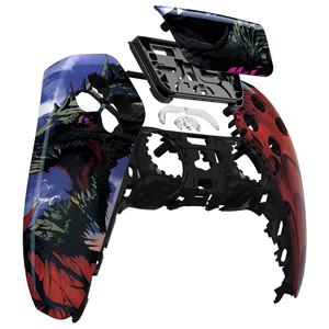 Para PS5 Controller Shell - EXtremeRate Placa frontal de bricolaje brillante duradera personalizada con cubierta de almohadilla táctil - Product Image 1